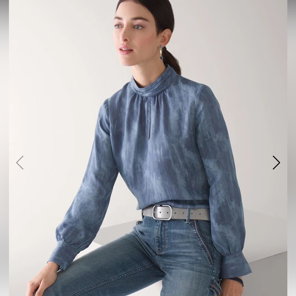 Keyhole blouse